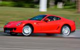 Ferrari 599 hard cornering