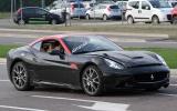 Faster Ferrari California spied