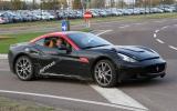 Faster Ferrari California spied