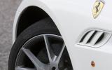 The California takes several styling cues from the original car, such as these wing-mounted vents Ferrari California wing-mounted vents