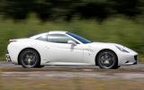 The California is a fast road car and one that is easy to drive Ferrari California side profile
