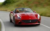 Ferrari California T cornering