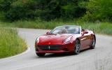 Ferrari California T cornering