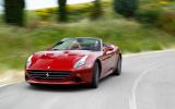 Ferrari California T hard cornering