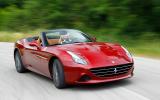 Ferrari California T cornering