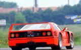 Ferrari F40 0-62mph time of 3.1sec