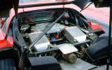 Ferrari F40 V8 engine bay