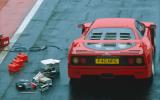 Prepping the Ferrari F40