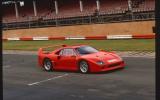 Ferrari F40 on track