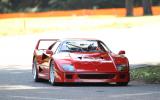 Ferrari F40 cornering