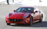 Ferrari FF hard cornering