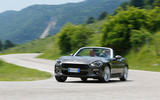 Fiat 124 Spider cornering