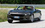 Fiat 124 Spider rear cornering