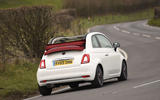 Fiat 500C cornering
