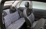 Fiat 500C rear seats