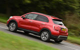 Fiat 500X rear cornering