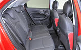 Fiat 500X rear seats