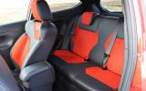 Ford Fiesta ST rear seats