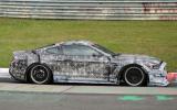 no title New high-performance Ford Mustang undergoes trials at the Nurburgring