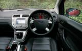 The Titanium model's interior design is smart but far from practical Ford Kuga dashboard