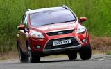 By class standards, the Kuga is a fine-handling machine Ford Kuga cornering