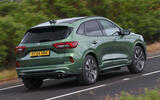 Ford Kuga hydrid S line 2024 rear three quarter Ford Kuga hydrid S line 2024 rear three quarter