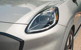 Ford Puma E review 2025 04 headlight Ford Puma E review 2025 04 headlight