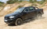 Ford Ranger off road front cornering Ford Ranger off road front cornering
