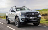 Ford Ranger PHEV review 2025 01 front tracking