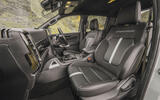 Ford Ranger PHEV review 2025 31 front seats