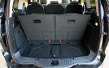Even with all the seats in place there's a 285-litre boot Ford S-Max boot space
