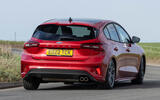Ford Focus review rear cornering Ford Focus review rear cornering