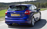 Ford Focus ST rear three quarter tracking Ford Focus ST rear three quarter tracking