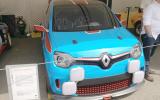 Riding shotgun in the Renault Twin'Run with Rene Arnoux