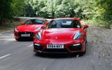 Comparison: Porsche Cayman GTS versus Jaguar F-type coupe Comparison: Porsche Cayman GTS versus Jaguar F-type coupe