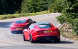 Comparison: Porsche Cayman GTS versus Jaguar F-type coupe Comparison: Porsche Cayman GTS versus Jaguar F-type coupe