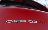 GWM Ora 03 GT   rear badge
