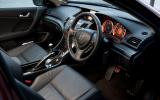 Front seats are great, but are also bulky and impinge on rear leg room Honda Accord interior