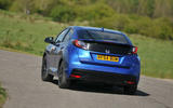 Honda Civic rear cornering