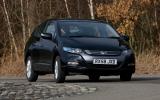 Insight’s modest straight-line pace means brakes get a relatively easy time Honda Insight cornering