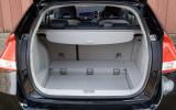 Boot is the same size as that of the Prius; battery pack lives beneath the floor Honda Insight boot space