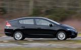 Suspension needs honing to make the ride more supple over bumps Honda Insight side profile