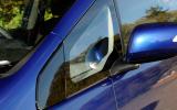 Honda has moved the position of the windscreen forward, extending the cabin space Honda Jazz quarterlight