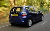 The Jazz is a doddle to drive Honda Jazz rear quarter