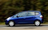 The short, snatch-free gearshift is among the sweetest in production Honda Jazz side profile