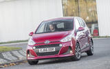 Hyundai i10 cornering