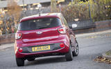 Hyundai i10 rear cornering