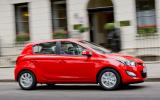 Hyundai i20 side profile
