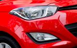 Hyundai i20 headlight and foglight