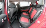 Excellent rear head and leg room; this is where the i20 beats several key rivals Hyundai i20 rear seats